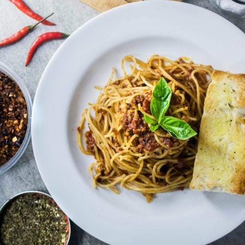 Spicy pasta